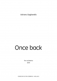Once back_Gaglianello 1